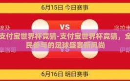 支付宝世界杯竞猜-支付宝世界杯竞猜，全民参与的足球盛宴新风尚