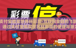 支付宝能买世界杯彩票-互联网金融的飞跃，通过支付宝购买世界杯彩票的便捷与潜力