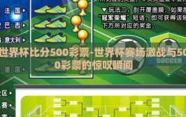 世界杯比分500彩票-世界杯赛场激战与500彩票的惊叹瞬间