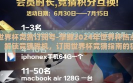 世界杯竞猜订阅号-掌握2024年世界杯热点，解锁竞猜胜机，订阅世界杯竞猜指南的独特魅力