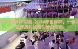 2014世界杯 彩票-2014年世界杯，一张彩票背后的故事与梦幻回忆