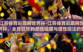 江苏体育彩票网世界杯-江苏体育彩票网世界杯，全民狂欢的激情碰撞与理性投注的智慧选择