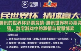 腾讯的世界杯彩票竞猜-腾讯世界杯彩票竞猜，数字游戏中的激情与智慧博弈