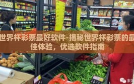世界杯彩票最好软件-揭秘世界杯彩票的最佳体验，优选软件指南