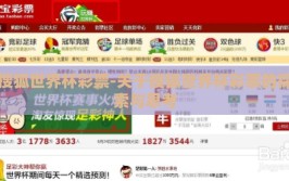 搜狐世界杯彩票-关于搜狐世界杯彩票的探索与思考