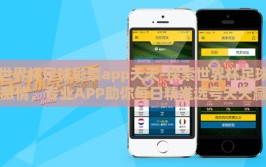 世界杯足球彩票app天天-探索世界杯足球激情，专业APP助你每日精准选号天天赢