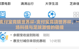 支付宝竞猜世界杯-支付宝竞猜世界杯，一场科技与足球激情的碰撞