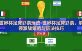 世界杯足球彩票玩法-世界杯足球彩票，解锁激战策略与玩法技巧