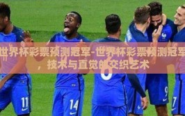 世界杯彩票预测冠军-世界杯彩票预测冠军，技术与直觉的交织艺术