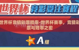 世界杯竞猜彩票赔率-世界杯赛事，竞猜彩票与赔率之密