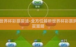 世界杯彩票买法-全方位解析世界杯彩票购买策略