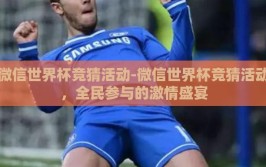 微信世界杯竞猜活动-微信世界杯竞猜活动，全民参与的激情盛宴