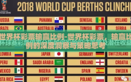 世界杯彩票输赢比例-世界杯彩票，输赢比例的深度洞察与策略思考