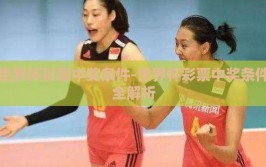 世界杯彩票中奖条件-世界杯彩票中奖条件全解析