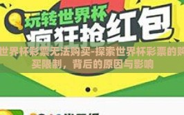 世界杯彩票无法购买-探索世界杯彩票的购买限制，背后的原因与影响