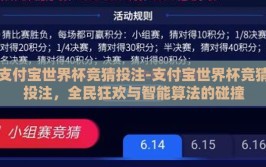 支付宝世界杯竞猜投注-支付宝世界杯竞猜投注，全民狂欢与智能算法的碰撞