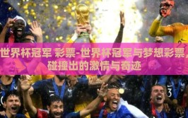 世界杯冠军 彩票-世界杯冠军与梦想彩票，碰撞出的激情与奇迹
