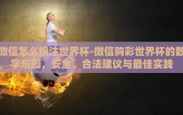 微信怎么投注世界杯-微信购彩世界杯的数字乐园，安全、合法建议与最佳实践