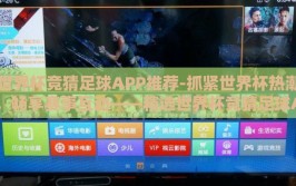 世界杯竞猜足球APP推荐-抓紧世界杯热潮，畅享赛事互动——精选世界杯竞猜足球APP推荐