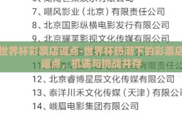 世界杯彩票店返点-世界杯热潮下的彩票店返点，机遇与挑战并存