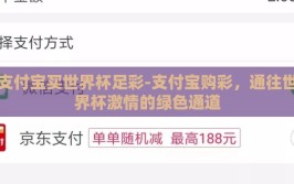 支付宝买世界杯足彩-支付宝购彩，通往世界杯激情的绿色通道