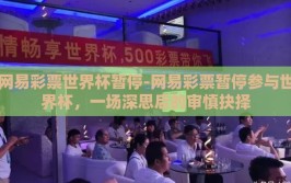 网易彩票世界杯暂停-网易彩票暂停参与世界杯，一场深思后的审慎抉择