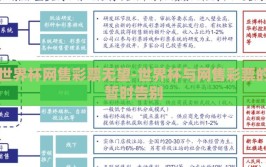 世界杯网售彩票无望-世界杯与网售彩票的暂时告别