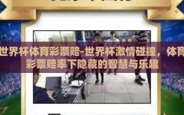 世界杯体育彩票赔-世界杯激情碰撞，体育彩票赔率下隐藏的智慧与乐趣