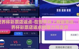 世界杯彩票店返点-在世界杯上舞动幸运，世界杯彩票店返点的魅力与实况