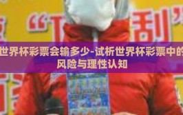 世界杯彩票会输多少-试析世界杯彩票中的风险与理性认知