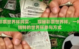 彩票世界杯购买-___探秘彩票世界杯，一种独特的世界杯参与方式