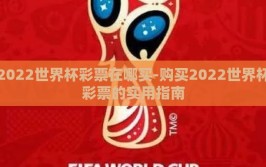 2022世界杯彩票在哪买-购买2022世界杯彩票的实用指南