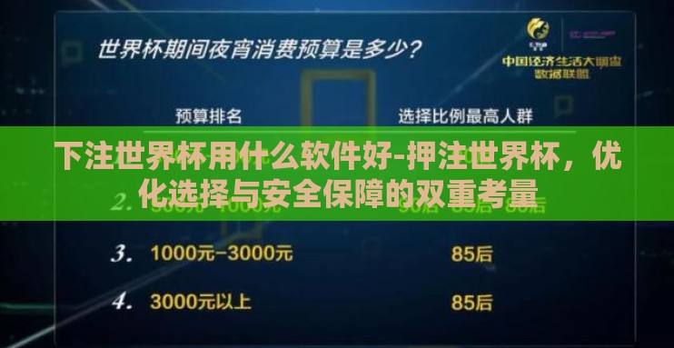 下注世界杯用什么软件好-押注世界杯,优化选择与安全保障的双重考量 下注世界杯用什么软件好-押注世界杯,优化选择与安全保障的双重考量