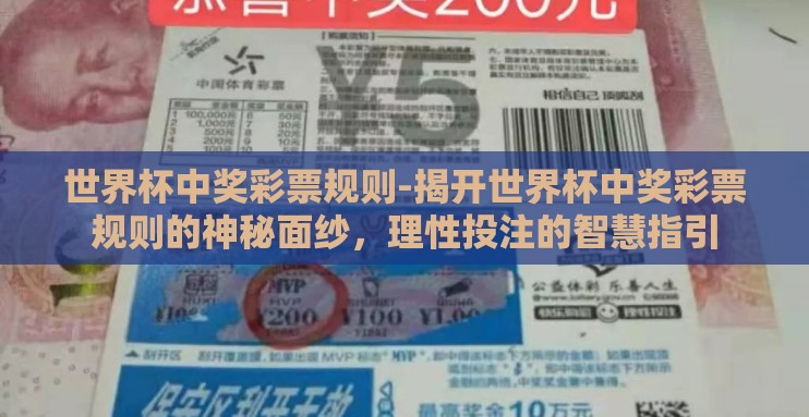 世界杯中奖彩票规则-揭开世界杯中奖彩票规则的神秘面纱,理性投注的智慧指引 世界杯中奖彩票规则-揭开世界杯中奖彩票规则的神秘面纱,理性投注的智慧指引