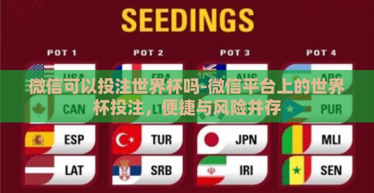微信可以投注世界杯吗-微信平台上的世界杯投注，便捷与风险并存