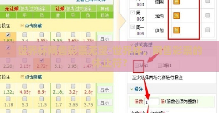 世界杯网售彩票无望-世界杯,网售彩票的休止符? 世界杯网售彩票无望-世界杯,网售彩票的休止符?