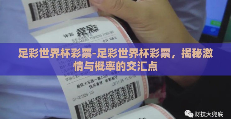 足彩世界杯彩票-足彩世界杯彩票，揭秘激情与概率的交汇点