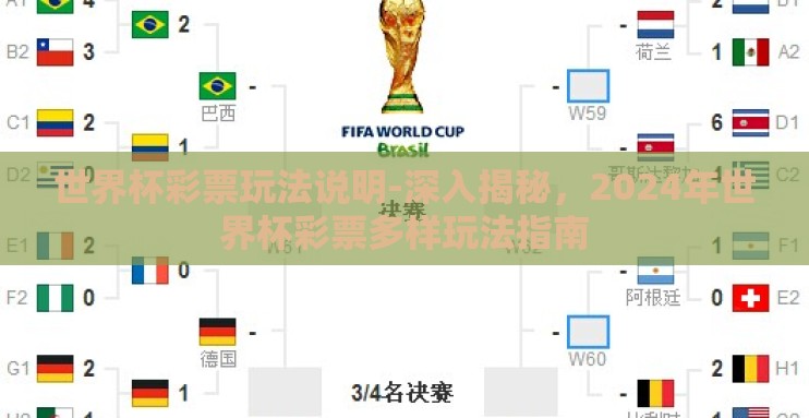 世界杯彩票玩法说明-深入揭秘，2024年世界杯彩票多样玩法指南