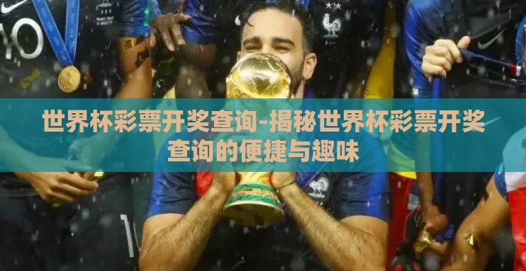 世界杯彩票开奖查询-揭秘世界杯彩票开奖查询的便捷与趣味