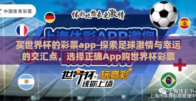 买世界杯的彩票app-探索足球激情与幸运的交汇点，选择正确App购世界杯彩票