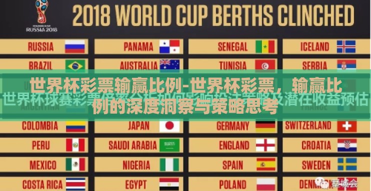 世界杯彩票输赢比例-世界杯彩票，输赢比例的深度洞察与策略思考